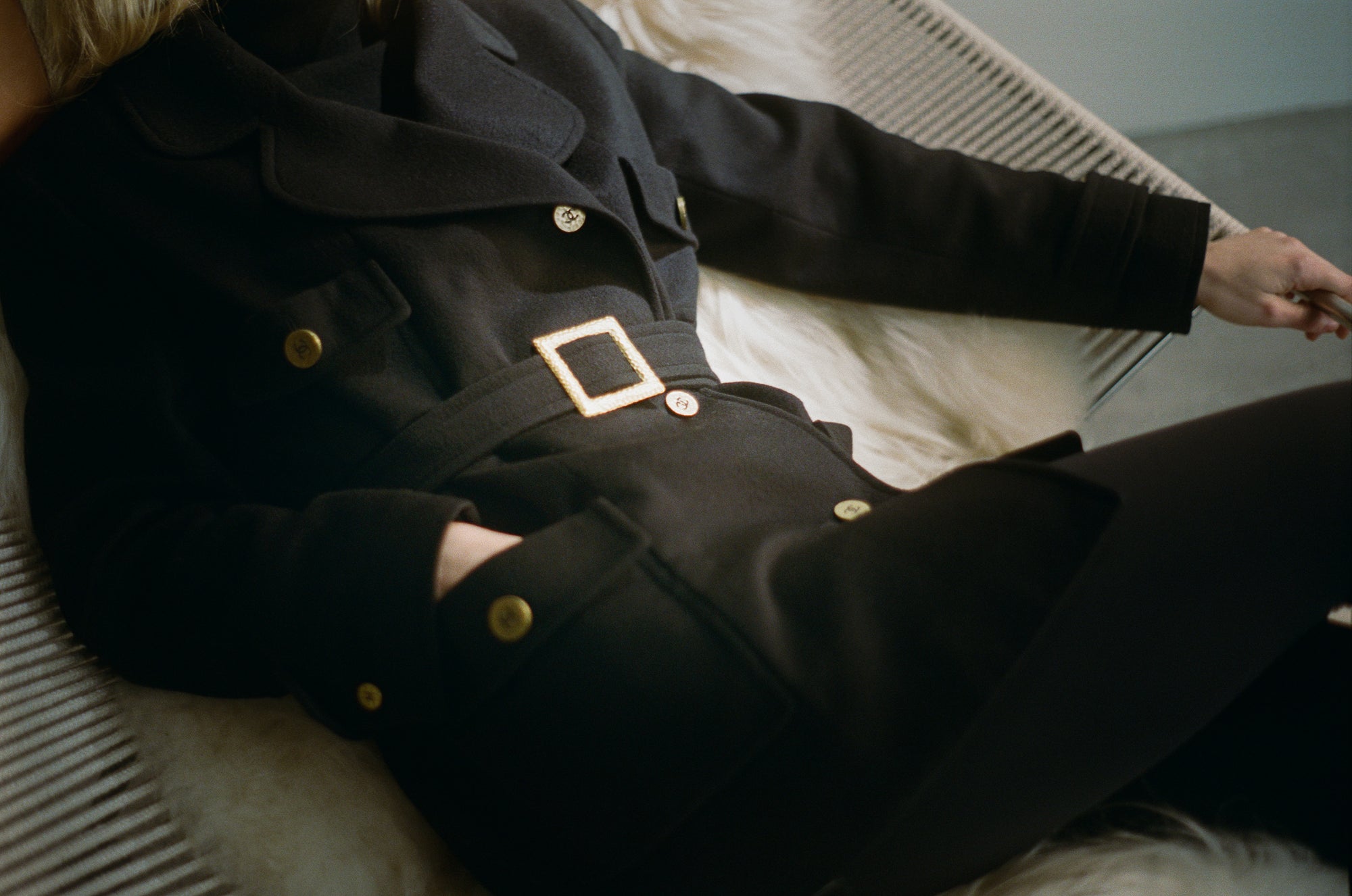 1994 CASHMERE COAT - SIZE 38