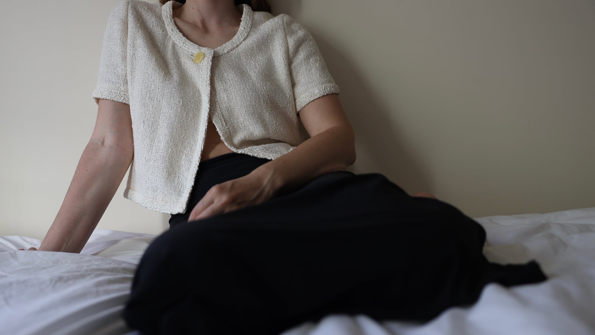 SS99 TWEED SUMMER TOP, SIZE 36