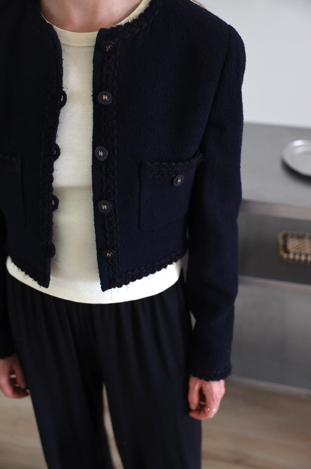 1993 NAVY CROP, SIZE 34/36