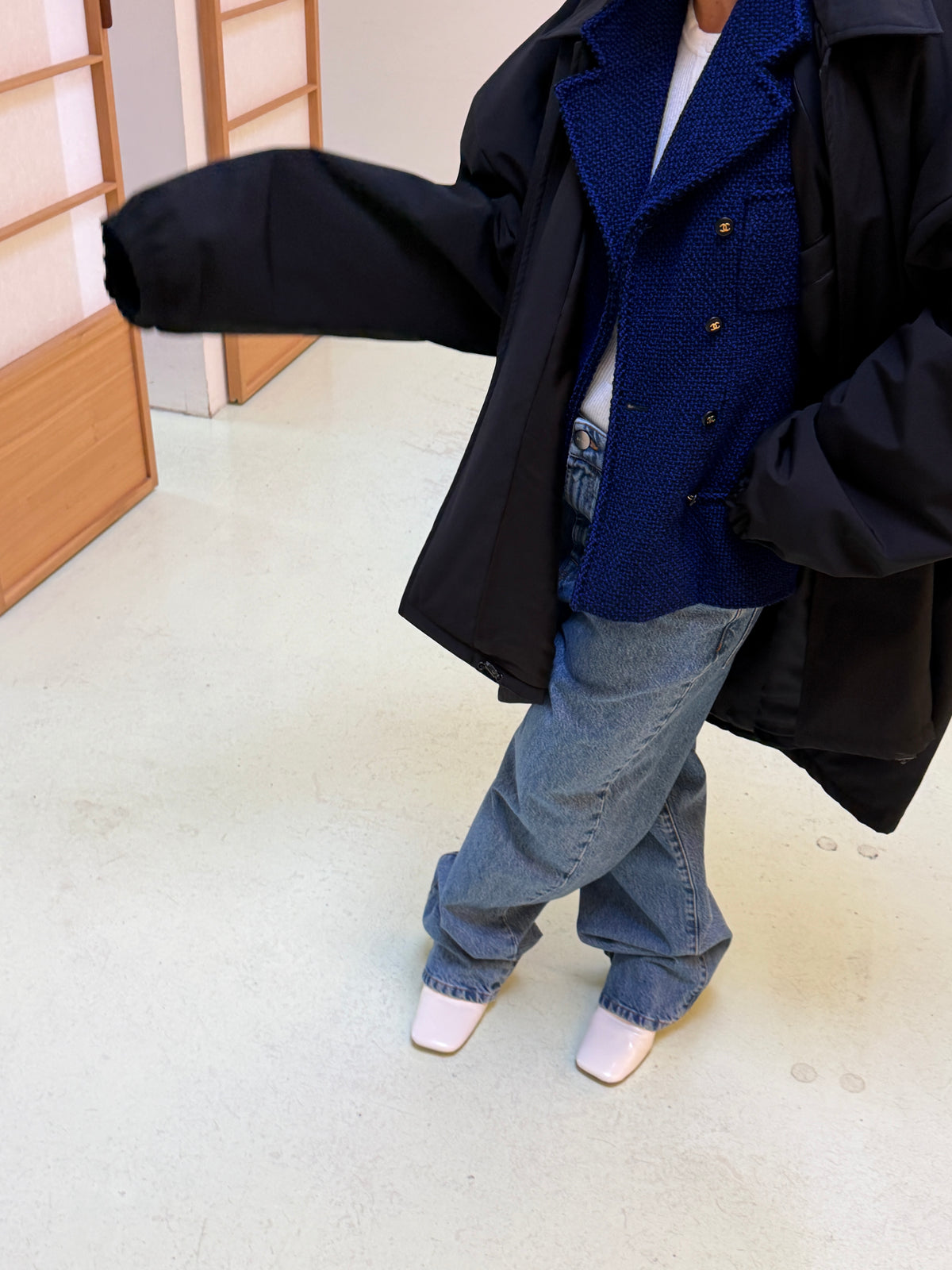 1995 COBALT TWEED, SIZE 34