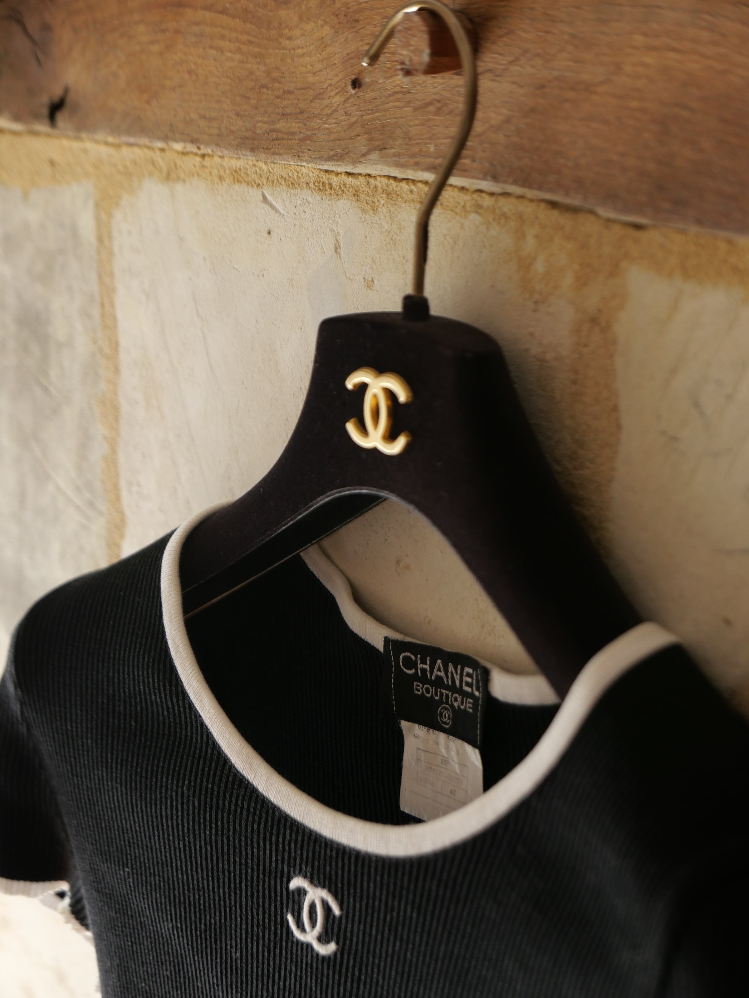1995 CONTRAST LOGO TOP, SIZE 34/36
