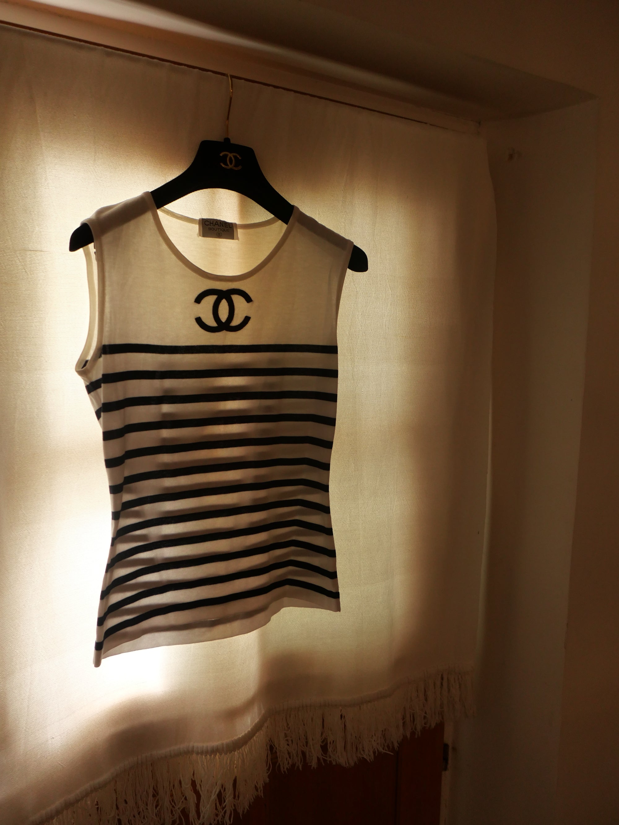 1994 STRIPED LOGO TOP, SIZE 38