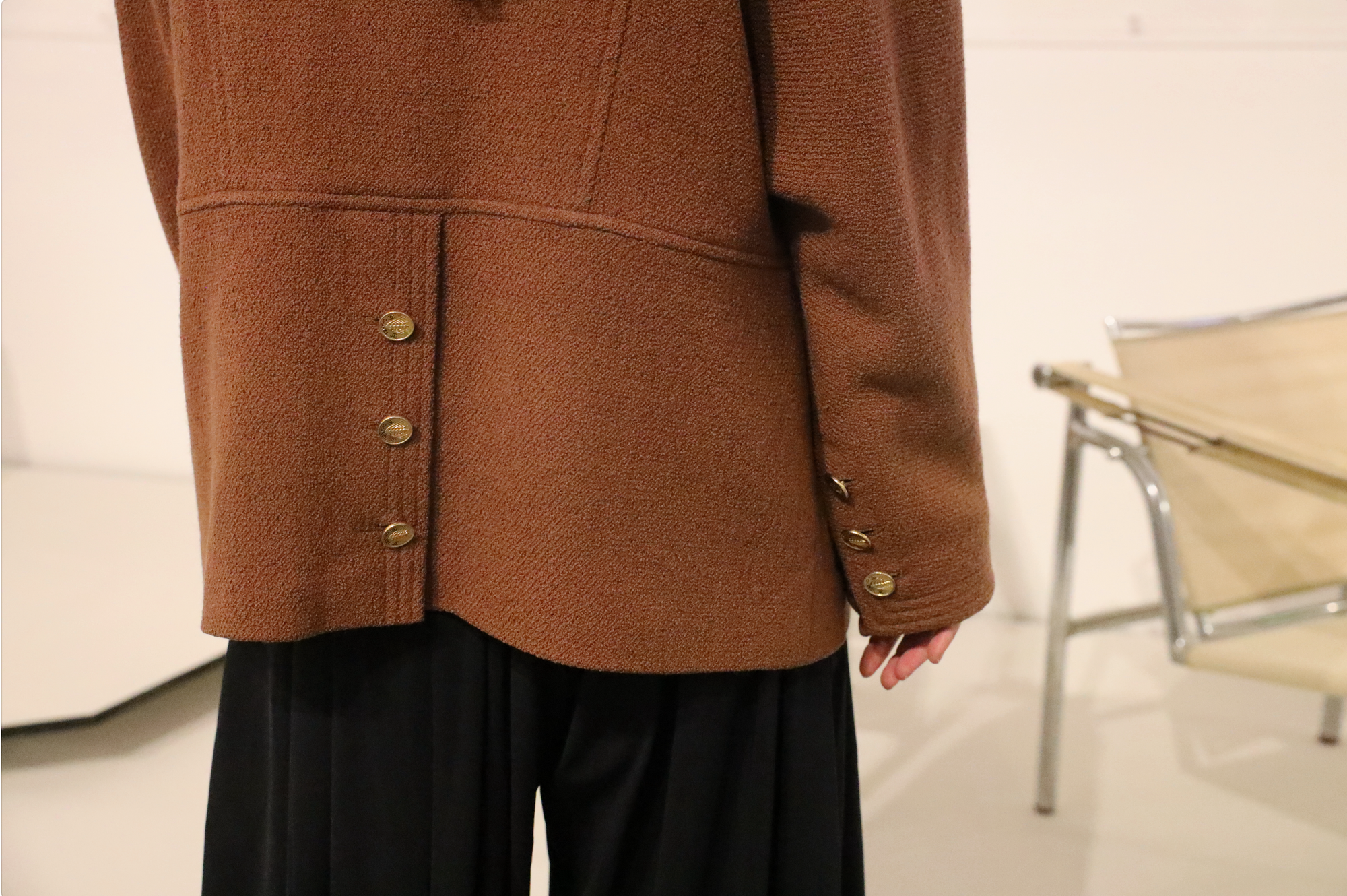 80S Brown kimono jacket - SIZE 40
