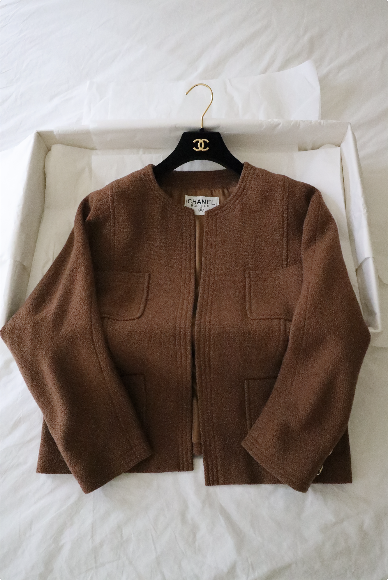 80S Brown kimono jacket - SIZE 40