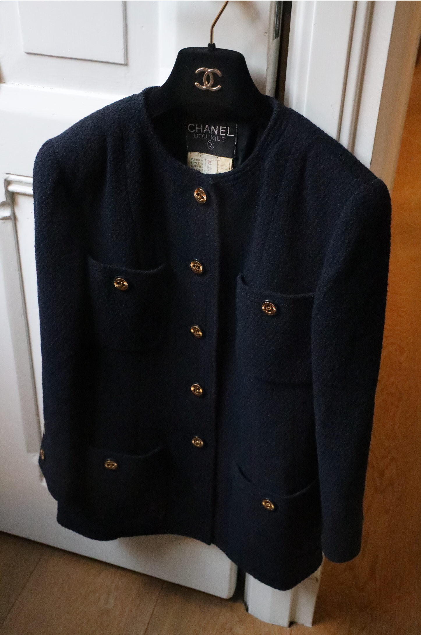 1991 NAVY JACKET - SIZE 34