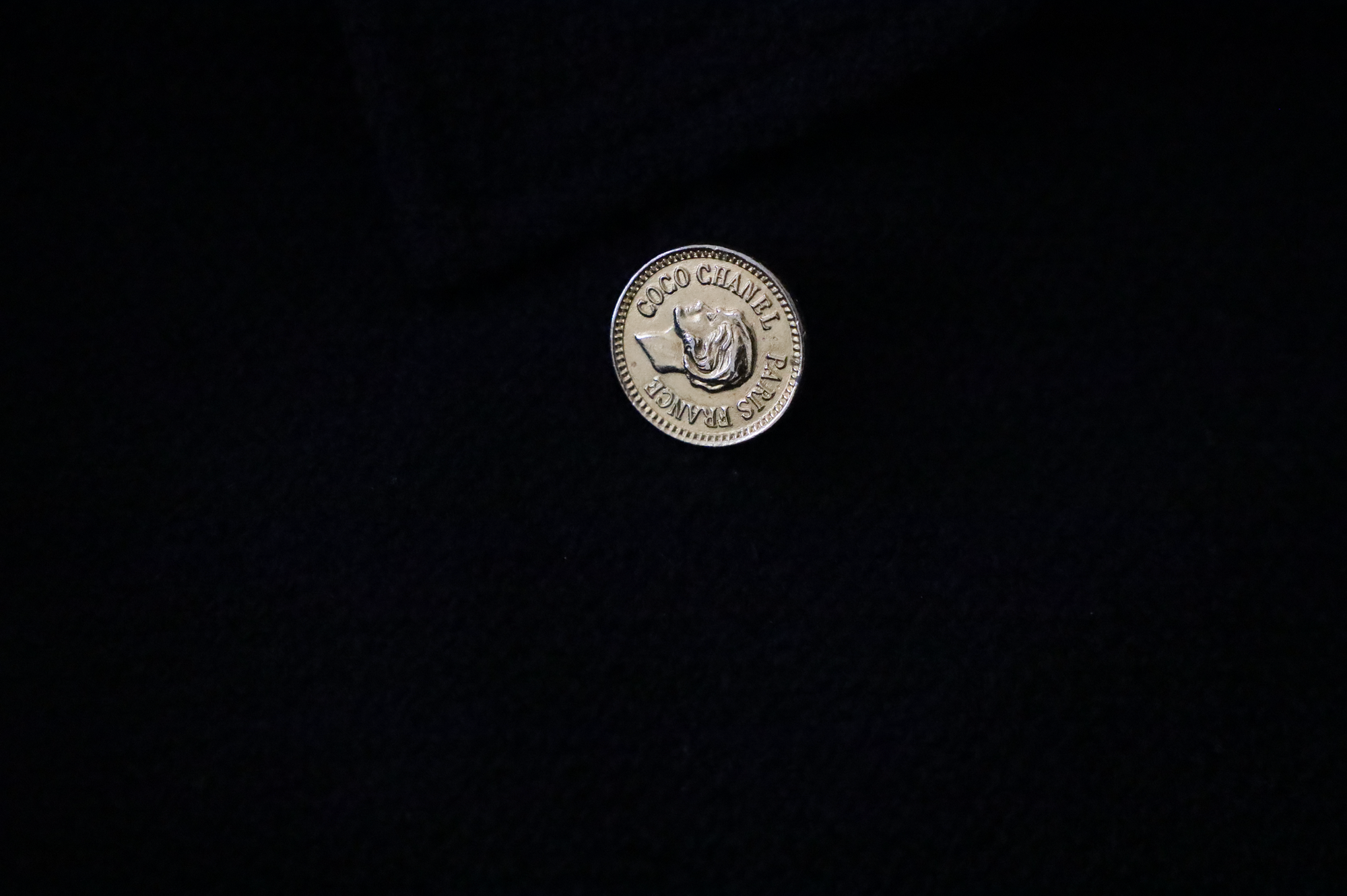80S NAVY COLLAR JACKET - SIZE 34/36