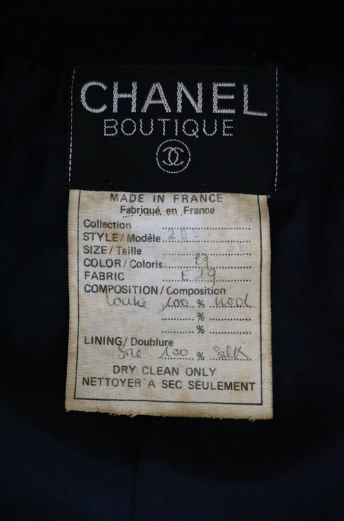 1991 NAVY JACKET - SIZE 34