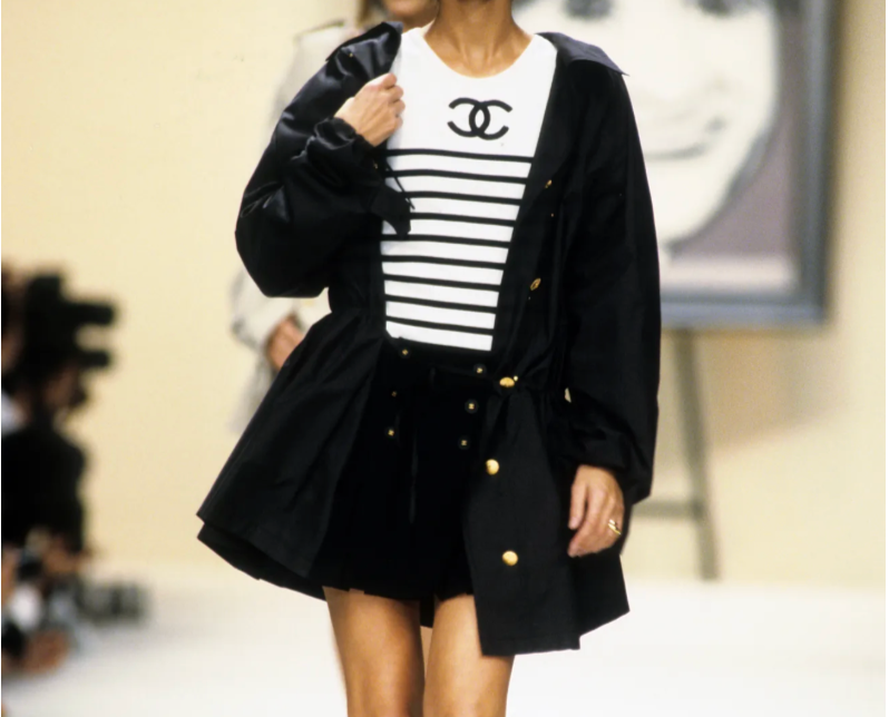 1994 STRIPED LOGO TOP, SIZE 38