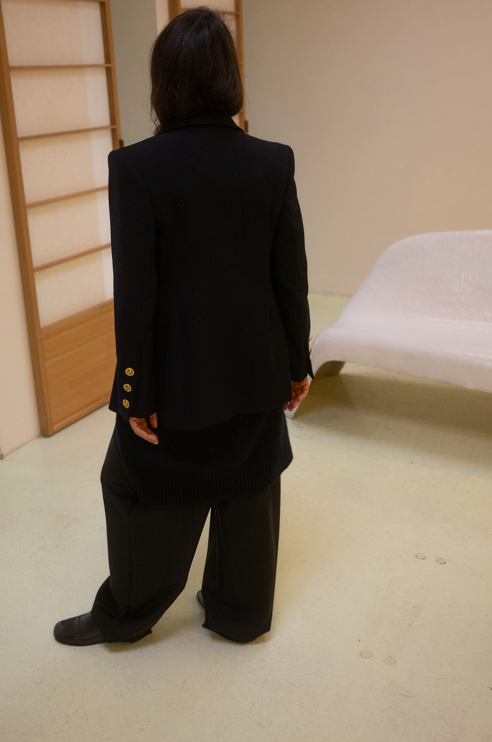 1993 NAVY BLAZER, SIZE 34/36