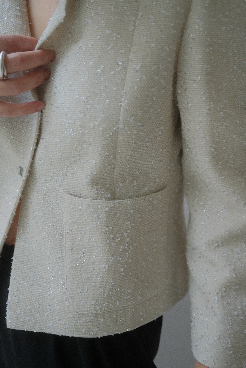 SS99 LUREX BLAZER, SIZE 36